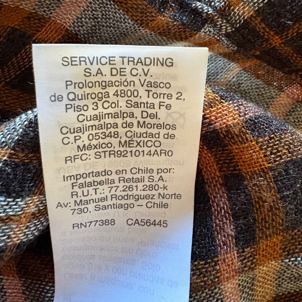 Madewell flannel wrap top XS- Cute and flattering! - Picture 9 of 13